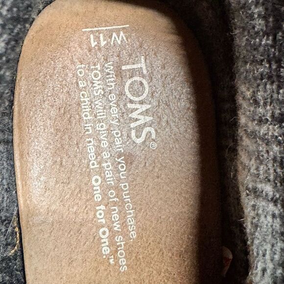 Toms Tan Wedge Booties Size 11 - Picture 4 of 11